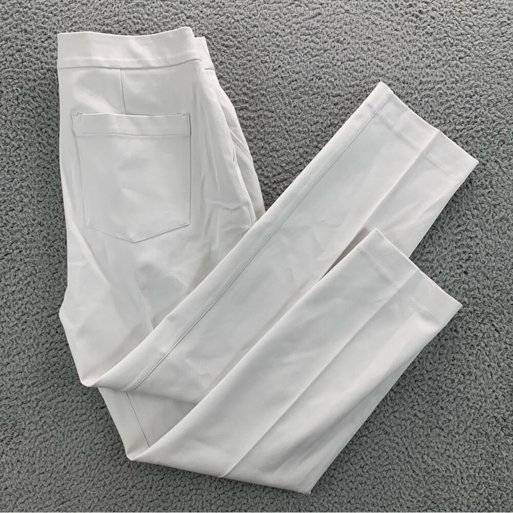 Spanx On-The-Go Slim Straight Pant Classic White Women's NWT Size: L (Regular) - Picture 6 of 15